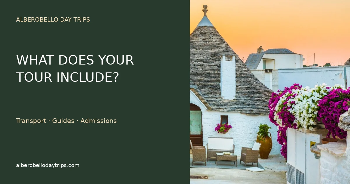 What Does Your Tour Include?